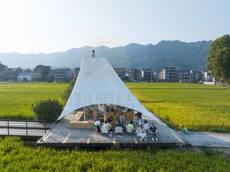 景观张拉膜让公共空间瞬间出圈